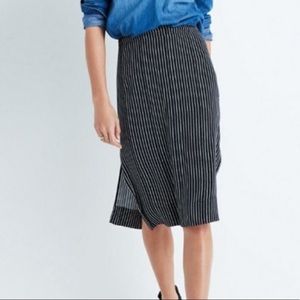 Madewell | Striped Midi Skirt